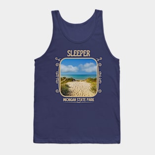 Sleeper Michigan State Park Tank Top